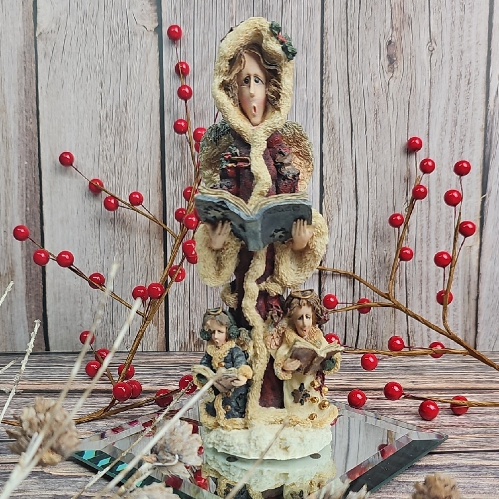 BOYDS BEARS FOLKSTONE COLLECTION SERAFINA WITH JACOB & RACHEL THE CHOIR ANGELS